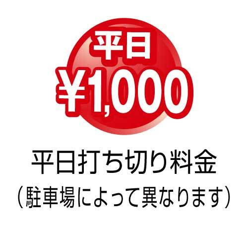 平日打ち切り1000円
